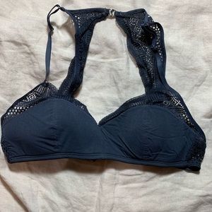 Size M bralette navy blue with back detail
